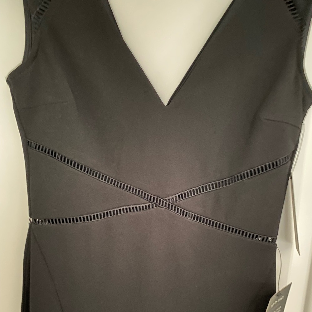 Black full length dress